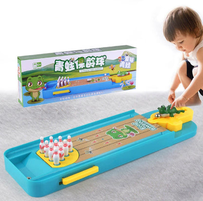 Mini Masaüstü Bowling Oyun Seti - Eğlenceli İç Mekan Ebeveyn-Çocuk Etkileşimli Masa Oyunu - Çocuklar İçin Eğitici Hediye
